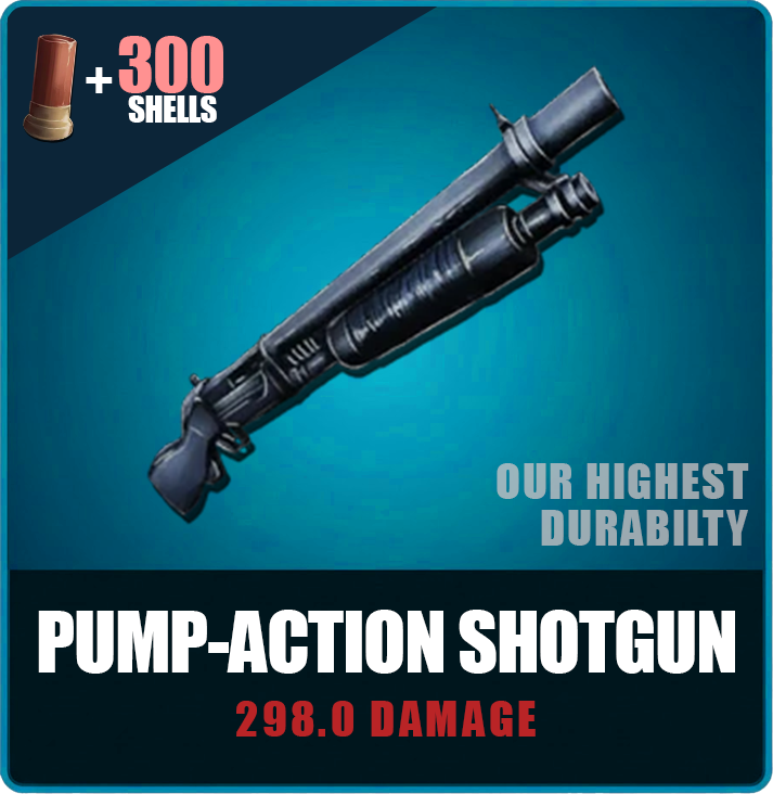 Ascendant Pump-Action Shotgun + Ammo | Top Damage | High Durability