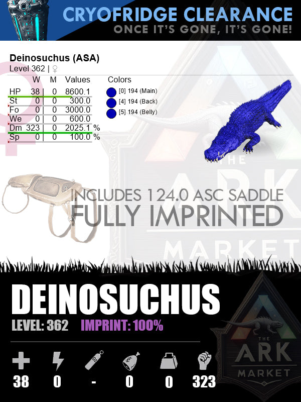 Deinosuchus | DM323 | 100% Imprinted