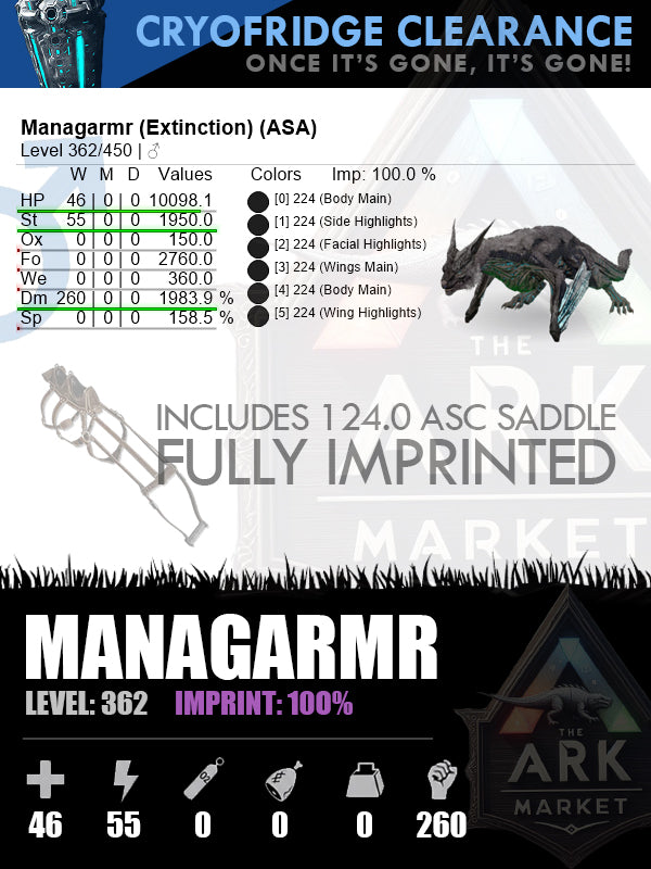 Managarmr | DM260 | Male | 100% Imprinted