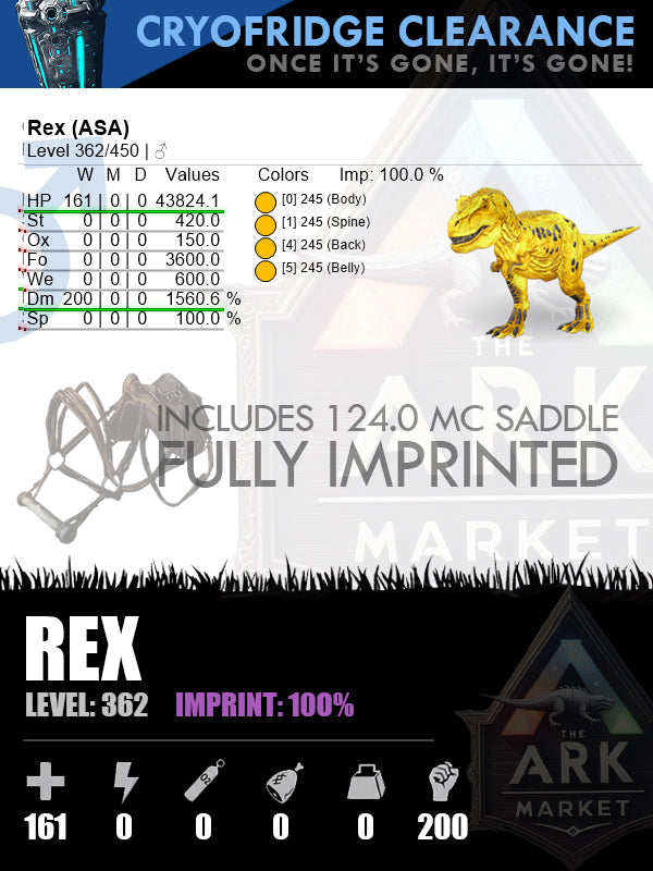 Rex | DM270 | Male | 100% Imprinted