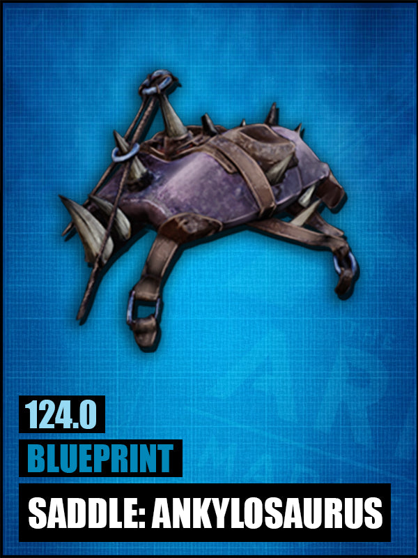 Blueprint: Ankylosaurus Saddle