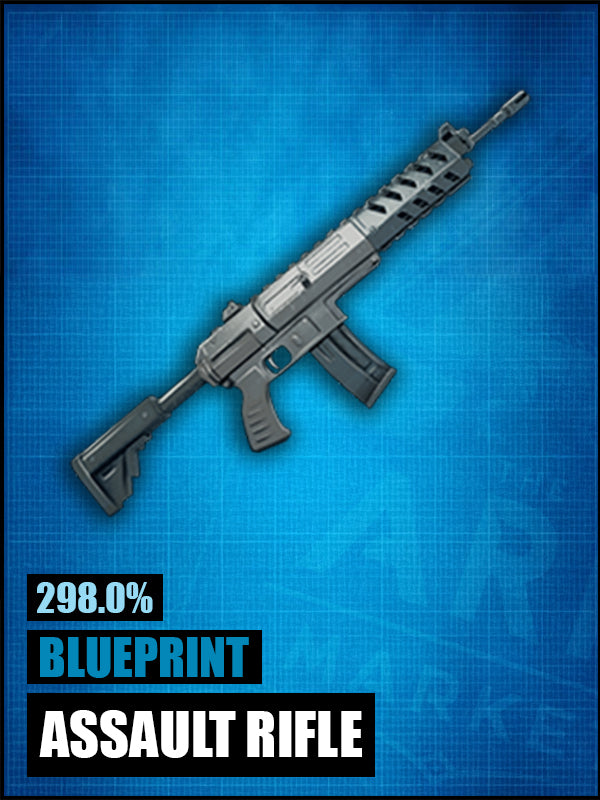Blueprint: 298.0% Assault Rifle - Top Damage