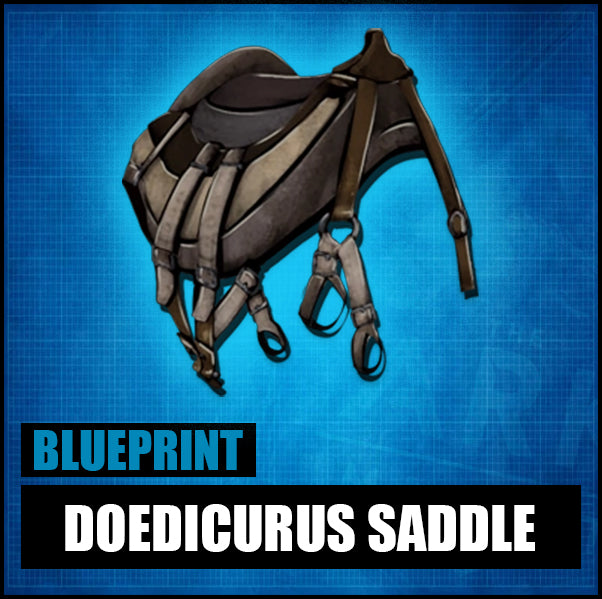 Blueprint: Doedicurus Saddle