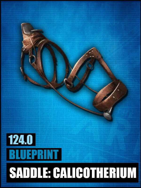 Blueprint: Chalicotherium Saddle - The Ark Market