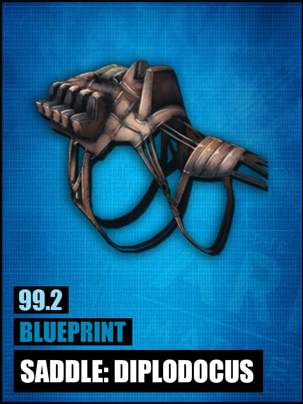 Blueprint: Diplodocus Saddle - The Ark Market