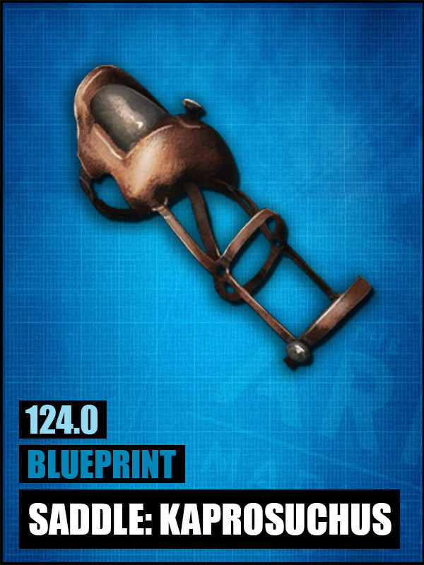 Blueprint: Kaprosuchus Saddle - The Ark Market