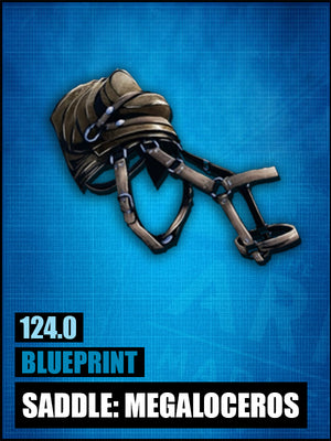 Blueprint: Megaloceros Saddle