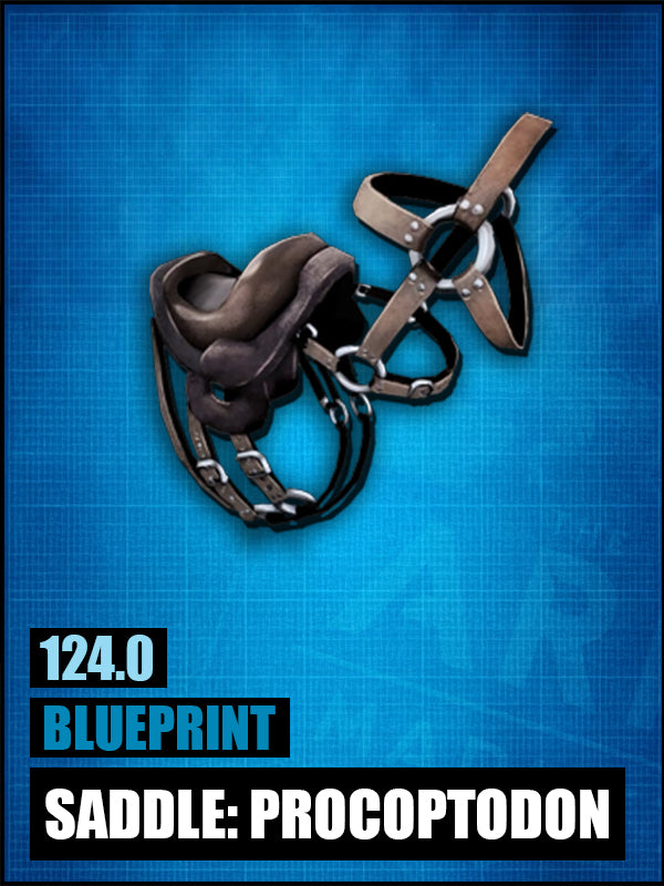 Blueprint: Procoptodon Saddle