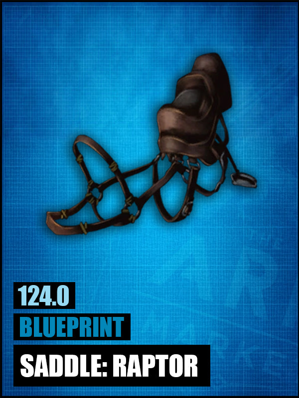 Blueprint: Raptor Saddle - The Ark Market
