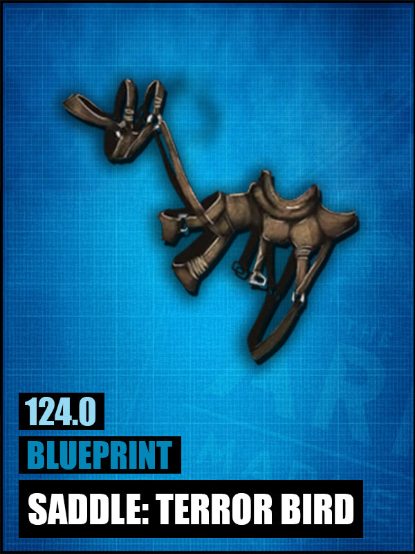 Blueprint: Terror Bird Saddle - The Ark Market