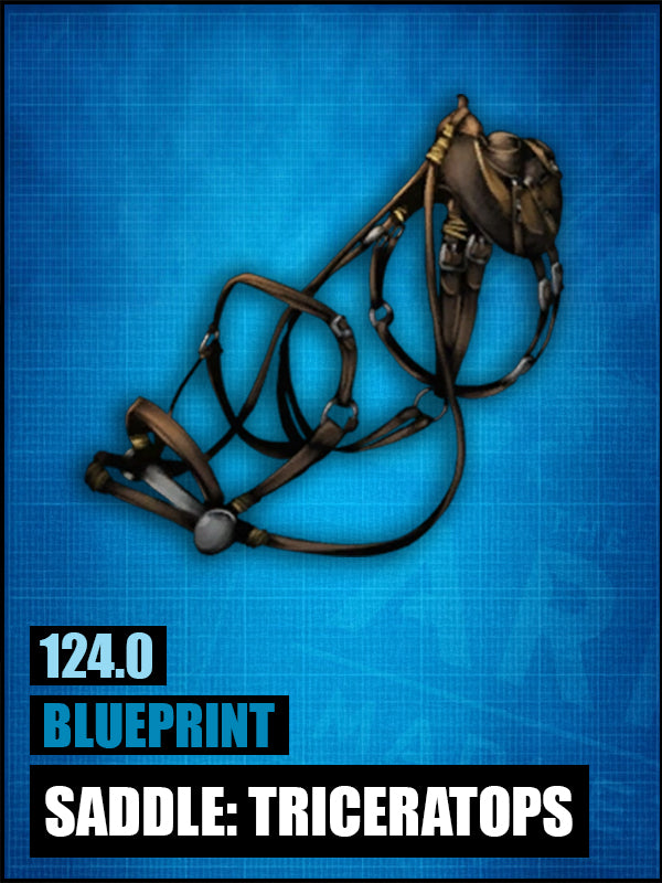 Blueprint: Triceratops Saddle - The Ark Market
