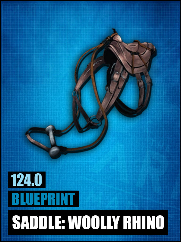 Blueprint: Woolly Rhino Saddle