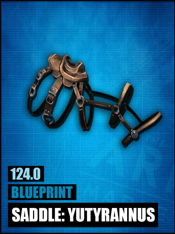Blueprint: Yutyrannus Saddle