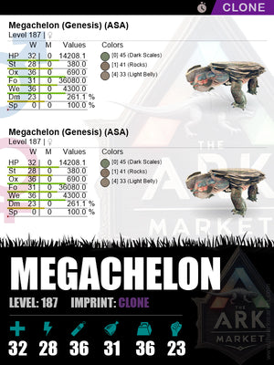 Megachelon | Lvl187 | Female | Clone