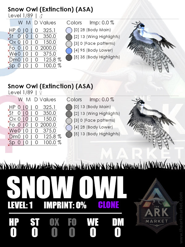 Snow Owl - Lvl1