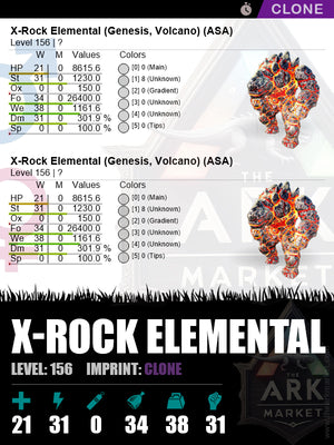 X-Rock Elemental | Lvl156 | Clone