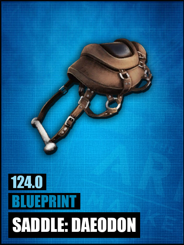 Blueprint: Daeodon Saddle - The Ark Market