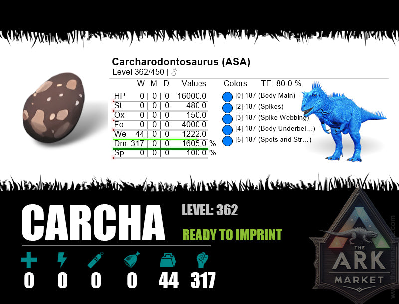 Egg: Carcharodontosaurus - The Ark Market