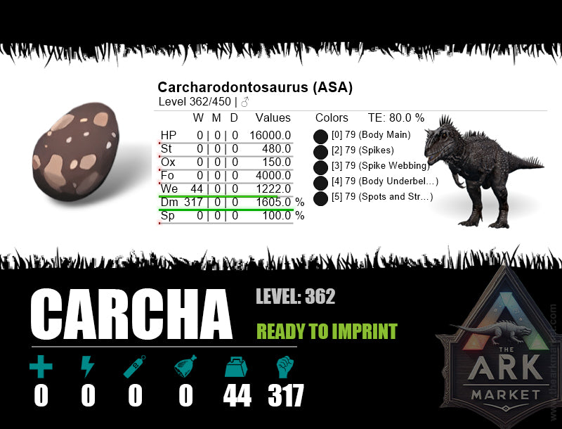 Egg: Carcharodontosaurus - The Ark Market