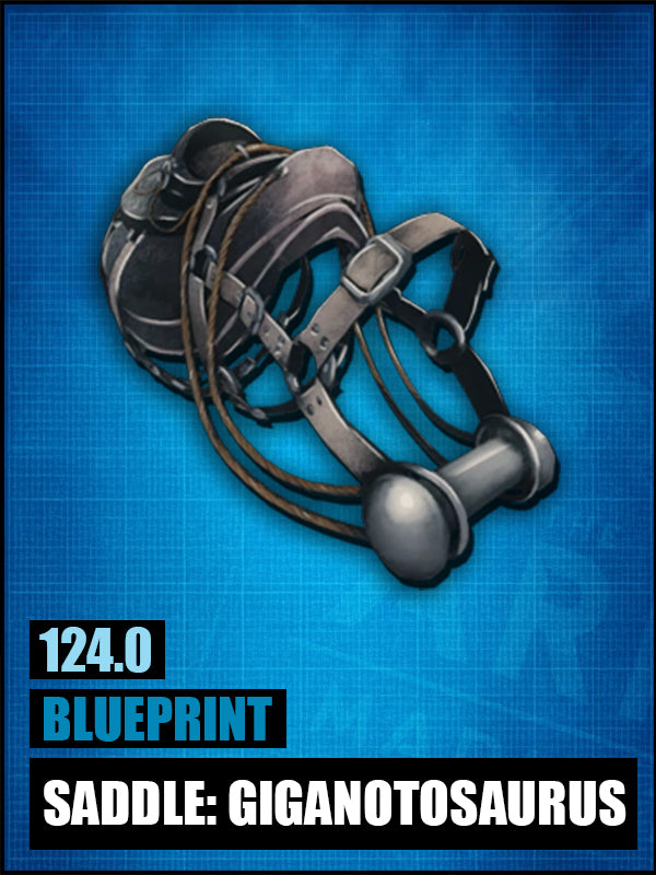 Blueprint: Giganotosaurus Saddle