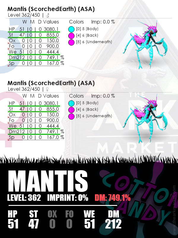 Mantis | Lvl362 | 444.4 [51] WE / 749.1% [212] DM