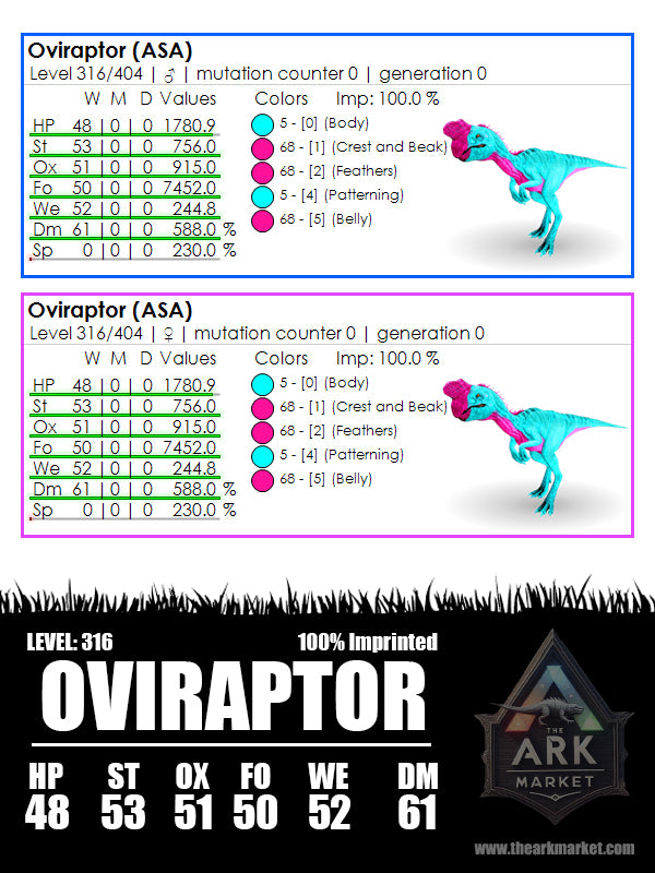 Oviraptor | Lvl316 | CC