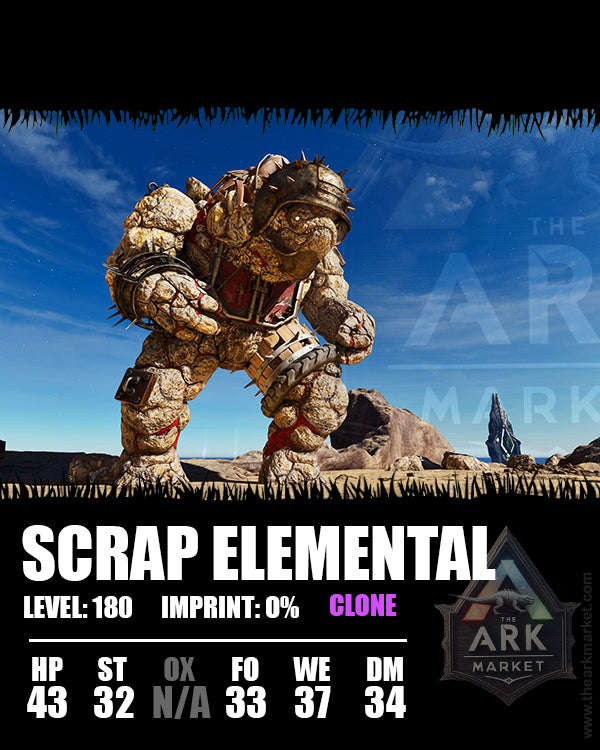 Scrap Elemental - Lvl180 | Clone - The Ark Market