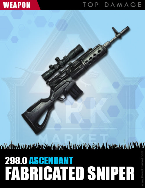 Fabricated Sniper | 298.0% | Ascendant | Top Damage - The Ark Market