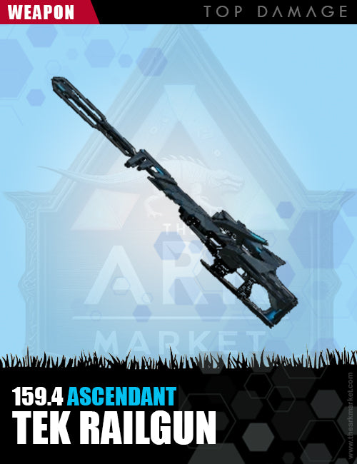 Tek Railgun | 159.4% | Ascendant | Top Damage - The Ark Market